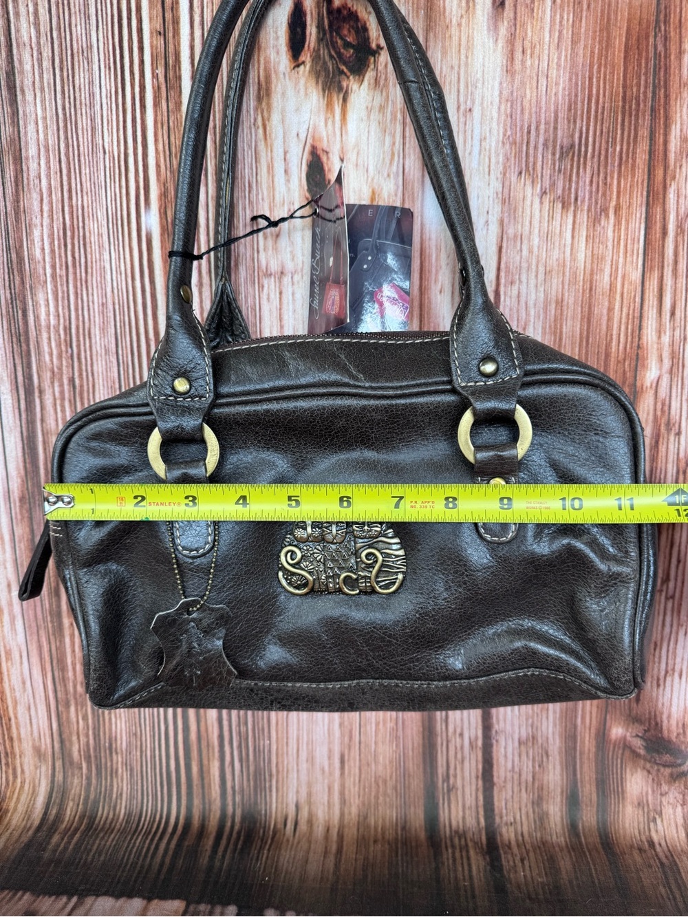 Laurel Burch Genuine Leather 3 Cats Bag - Picture 9 of 10
